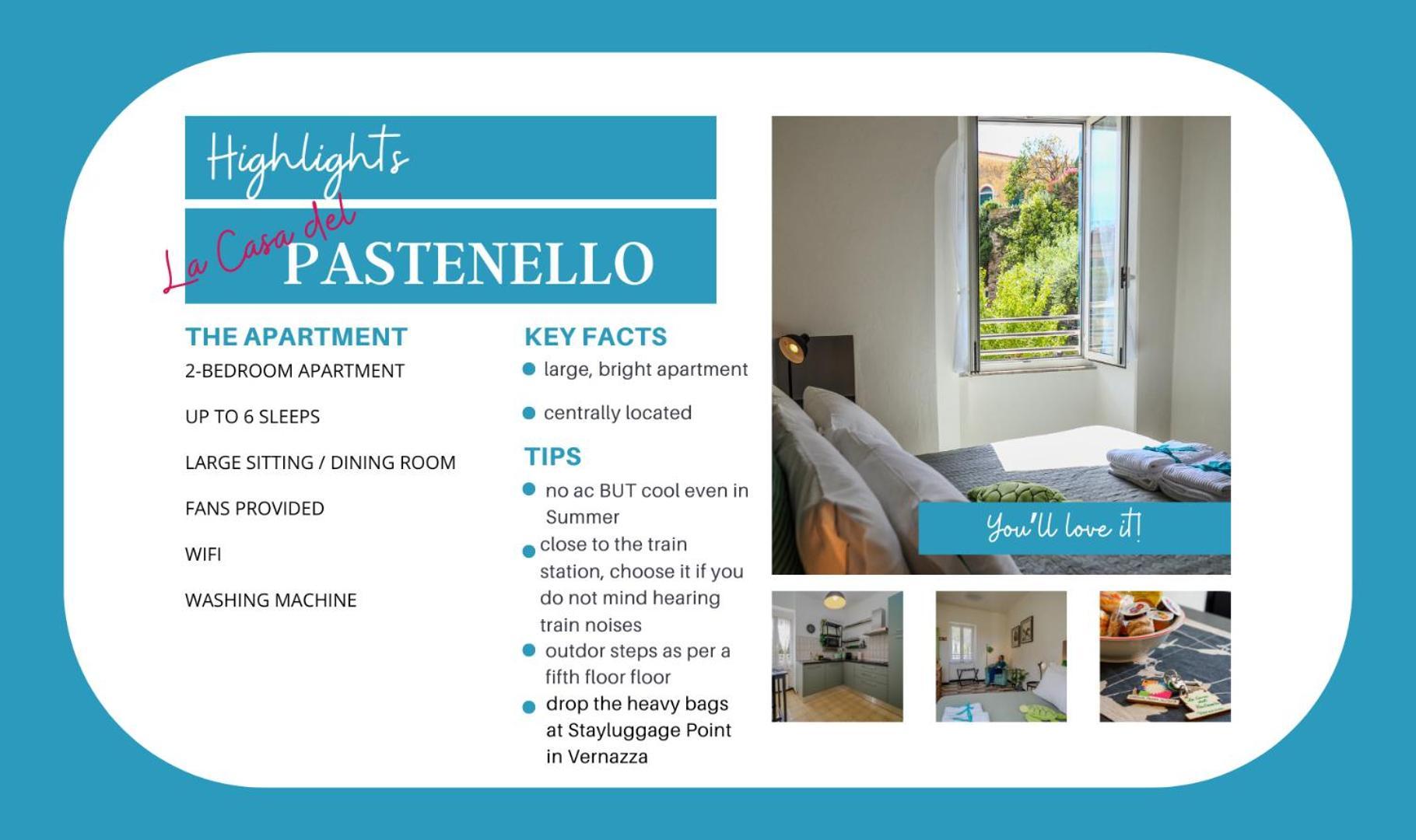 La Casa Del Pastenello Vernazza Eksteriør bilde